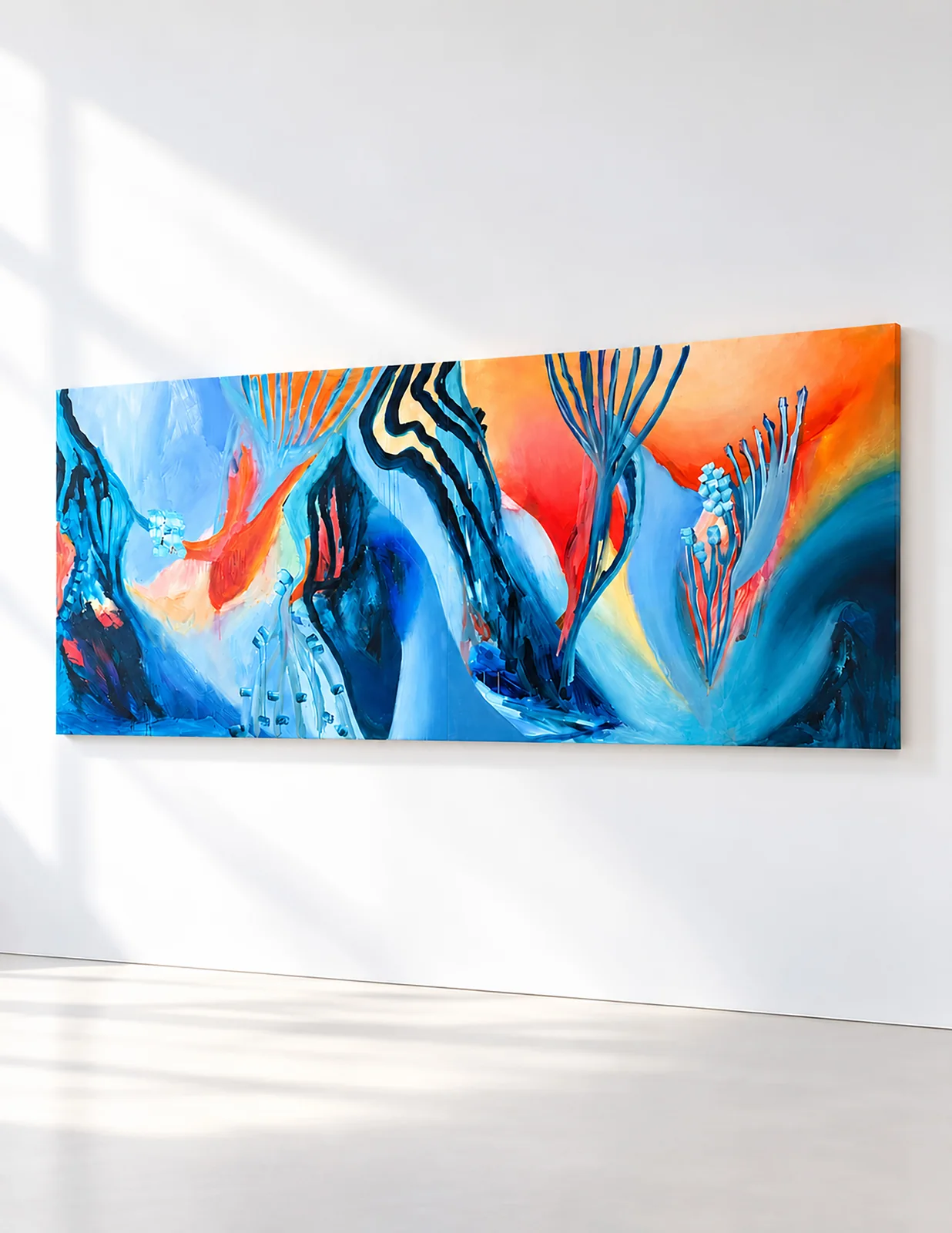 The Dance of Elements in a gallery room